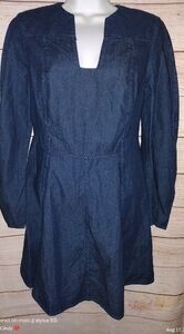 FREE People Denim‎ Long Sleeve Dress Defect